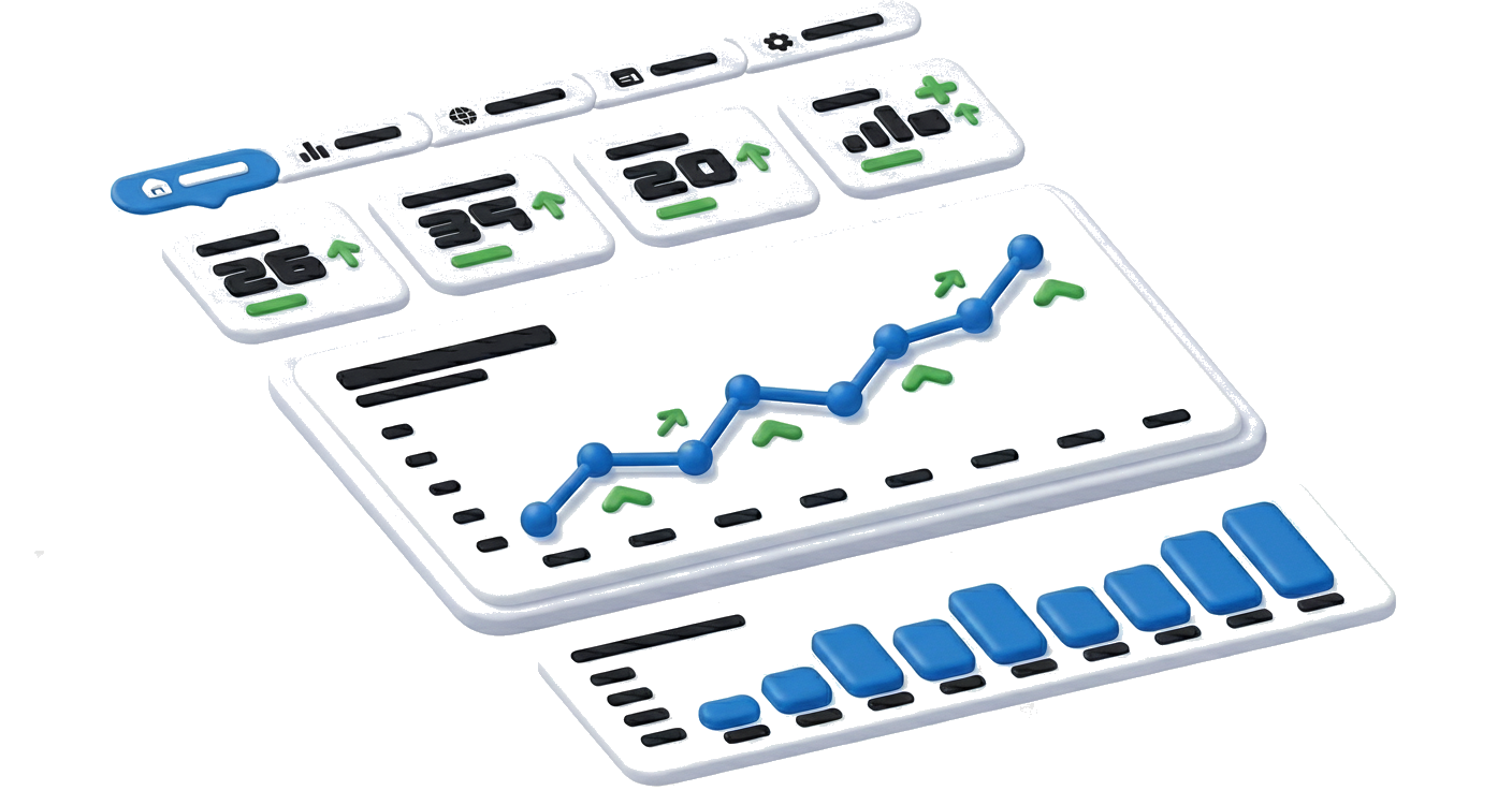 Business analytics dashboard